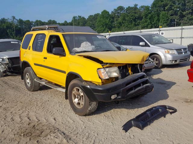 5N1ED28T0YC566766 - 2000 NISSAN XTERRA XE YELLOW photo 1