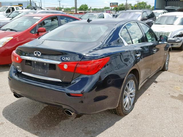 JN1CV7AR1GM252026 - 2016 INFINITI Q50 BASE BLACK photo 4