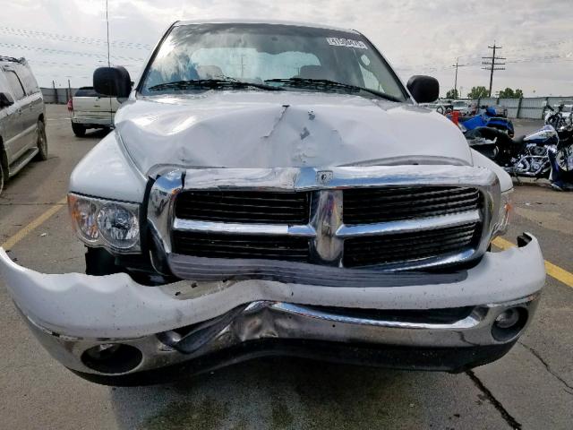 1D7HU18D35S222621 - 2005 DODGE RAM 1500 S WHITE photo 7