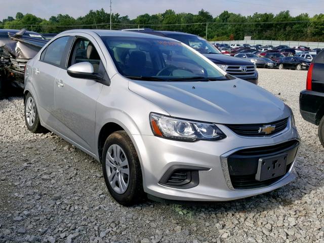 1G1JA5SH6H4146188 - 2017 CHEVROLET SONIC LS SILVER photo 1