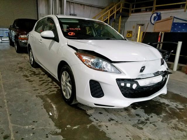 JM1BL1L77D1756505 - 2013 MAZDA 3 I WHITE photo 1