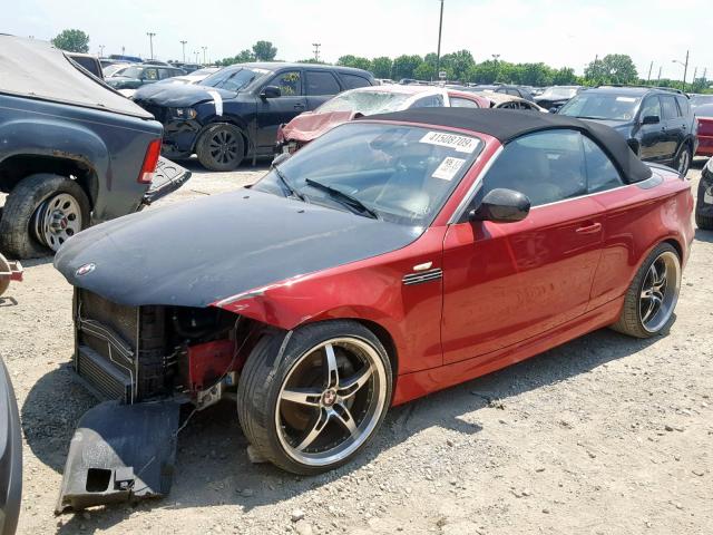 WBAUN9C50AVK41623 - 2010 BMW 135 I RED photo 2