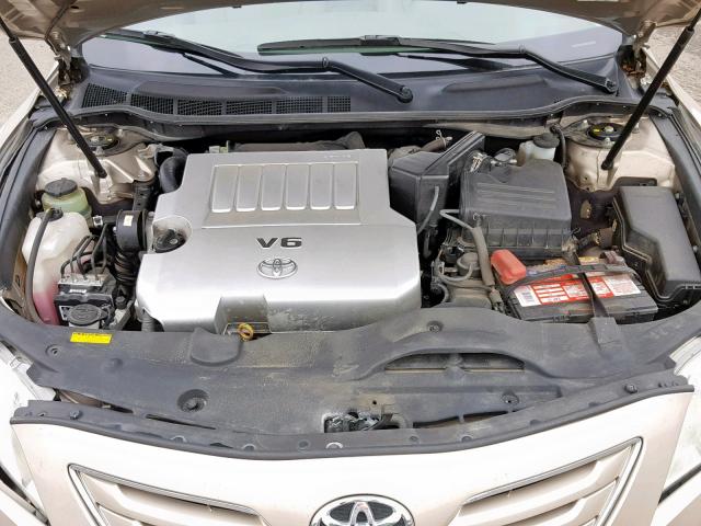 4T1BK46K77U049309 - 2007 TOYOTA CAMRY NEW TAN photo 7