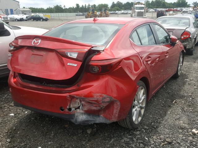 JM1BM1V39E1116868 - 2014 MAZDA 3 TOURING RED photo 4