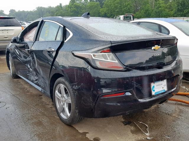 1G1RC6S54GU135410 - 2016 CHEVROLET VOLT LT BLACK photo 3