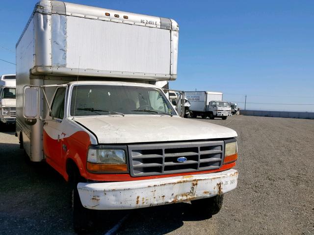 1FDKF37G2VEB49849 - 1997 FORD F350 YELLOW photo 1