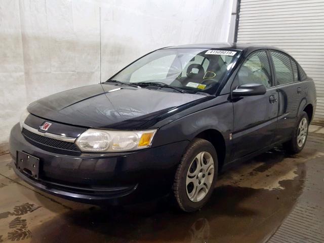 1G8AZ52F83Z206850 - 2003 SATURN ION LEVEL BLACK photo 2
