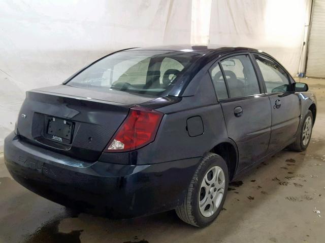 1G8AZ52F83Z206850 - 2003 SATURN ION LEVEL BLACK photo 4