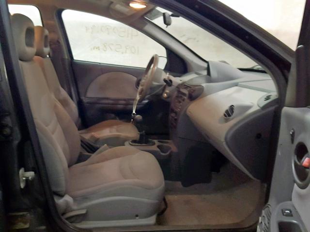 1G8AZ52F83Z206850 - 2003 SATURN ION LEVEL BLACK photo 5