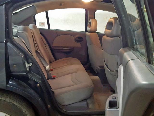 1G8AZ52F83Z206850 - 2003 SATURN ION LEVEL BLACK photo 6