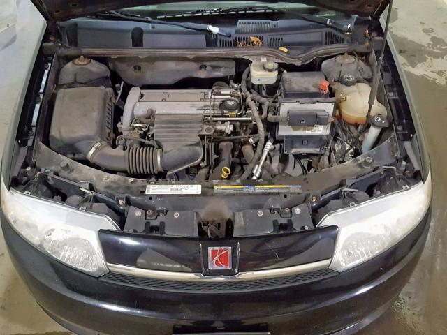 1G8AZ52F83Z206850 - 2003 SATURN ION LEVEL BLACK photo 7