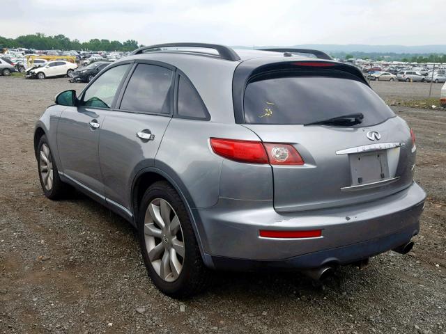 JNRBS08W53X403799 - 2003 INFINITI FX45 SILVER photo 3