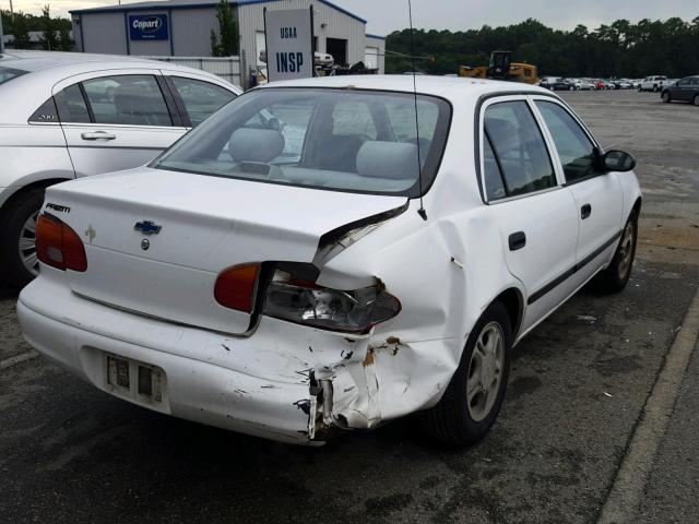 1Y1SK52891Z413949 - 2001 CHEVROLET GEO PRIZM WHITE photo 4