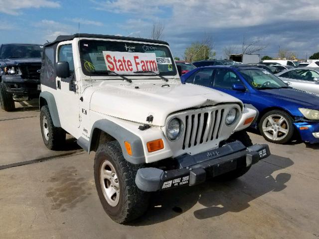 1J4FA39S64P716275 - 2004 JEEP WRANGLER X WHITE photo 1