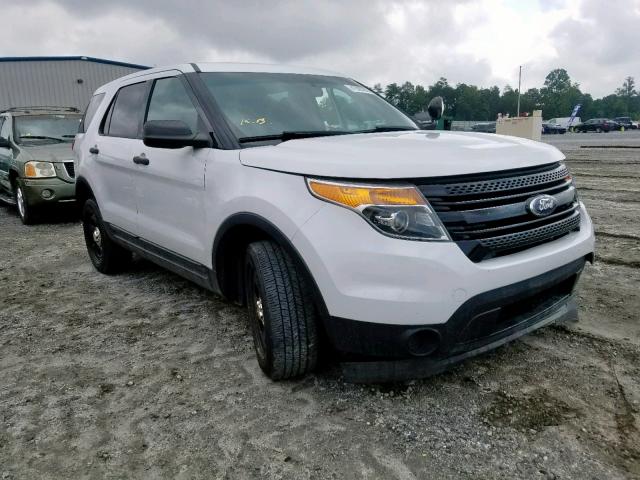 1FM5K8AR4DGB90499 - 2013 FORD EXPLORER P WHITE photo 1