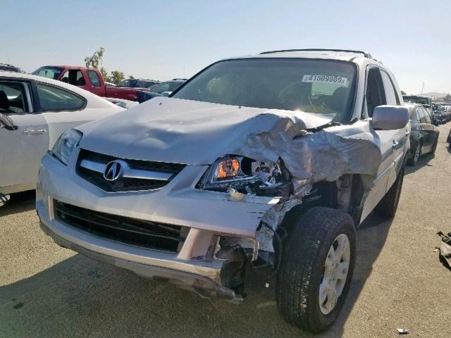 2HNYD18894H523729 - 2004 ACURA MDX TOURIN SILVER photo 2