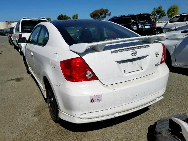 JTKDE177960114849 - 2006 TOYOTA SCION TC თეთრი ფოტო 3