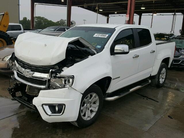 1GCGSCE35G1239447 - 2016 CHEVROLET COLORADO L WHITE photo 2