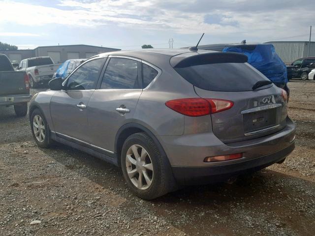 JNKAJ09E48M300949 - 2008 INFINITI EX35 BASE GRAY photo 3