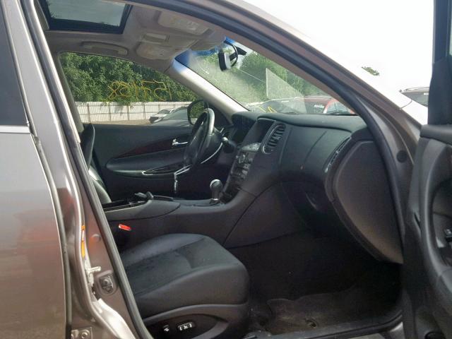 JNKAJ09E48M300949 - 2008 INFINITI EX35 BASE GRAY photo 5