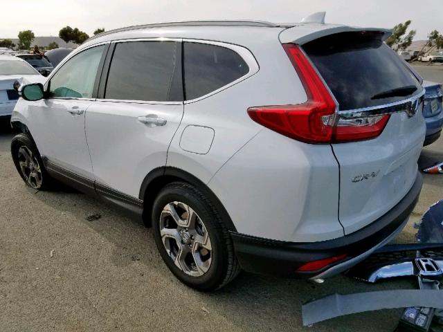 5J6RW2H86KA007229 - 2019 HONDA CR-V EXL WHITE photo 3