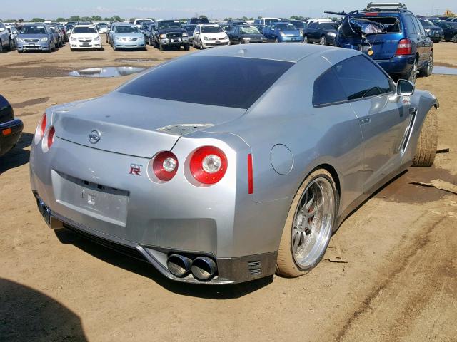 JN1AR5EF5EM271014 - 2014 NISSAN GT-R PREMI SILVER photo 4