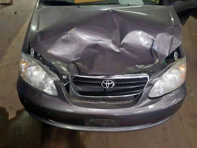 1NXBR32E77Z836864 - 2007 TOYOTA COROLLA S GRAY photo 7