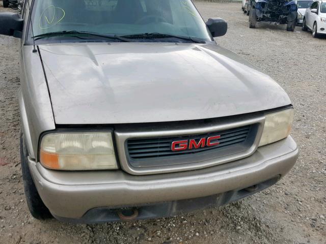 1GTDT19W618167083 - 2001 GMC SONOMA GOLD photo 9