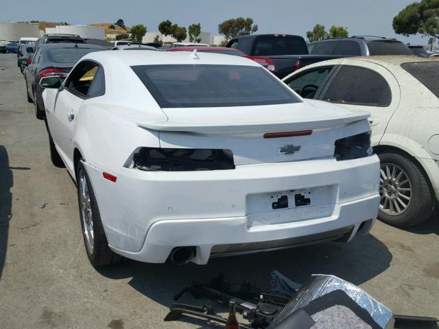 2G1FK1EJ4E9149948 - 2014 CHEVROLET CAMARO 2SS WHITE photo 3