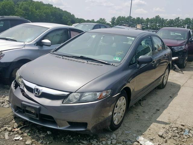 2HGFA1F39AH562010 - 2010 HONDA CIVIC VP GRAY photo 2