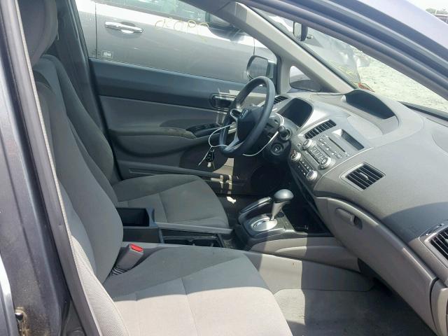 2HGFA1F39AH562010 - 2010 HONDA CIVIC VP GRAY photo 5