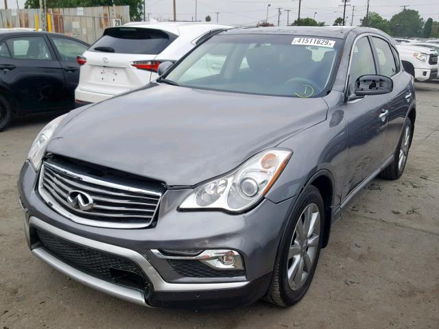 JN1BJ0RP9HM385734 - 2017 INFINITI QX50 GRAY photo 2