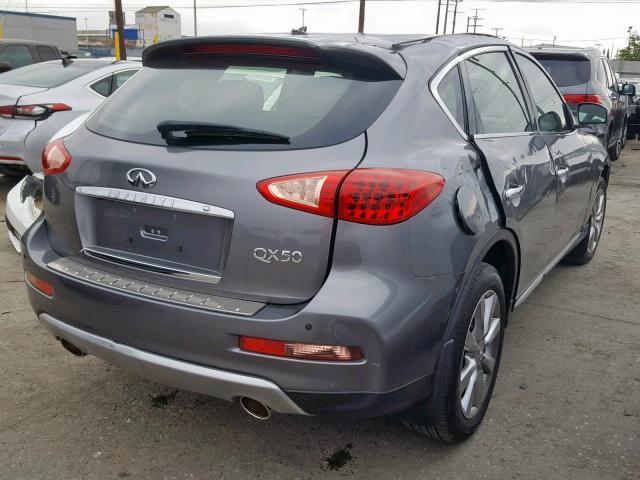 JN1BJ0RP9HM385734 - 2017 INFINITI QX50 GRAY photo 4