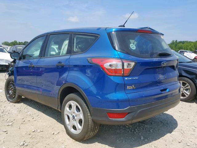 1FMCU0F79HUA27574 - 2017 FORD ESCAPE S BLUE photo 3