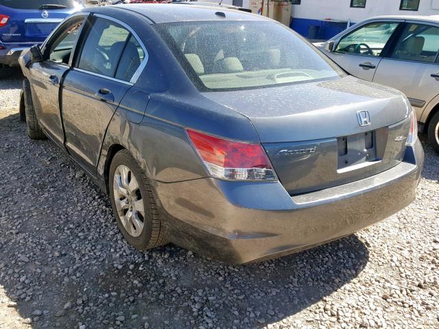 JHMCP26808C049385 - 2008 HONDA ACCORD EXL GRAY photo 3