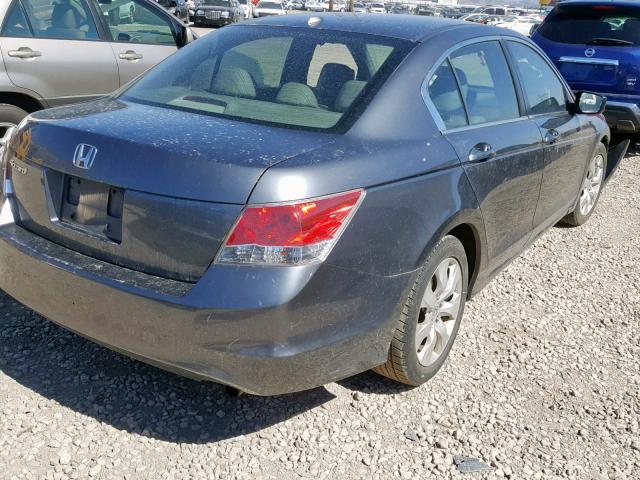 JHMCP26808C049385 - 2008 HONDA ACCORD EXL GRAY photo 4