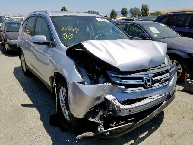 2HKRM4H76DH646270 - 2013 HONDA CR-V EXL SILVER photo 1