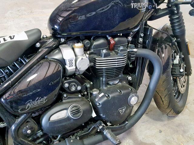 SMTD53HL5JT882111 - 2018 TRIUMPH MOTORCYCLE BONNEVILLE BLACK photo 7