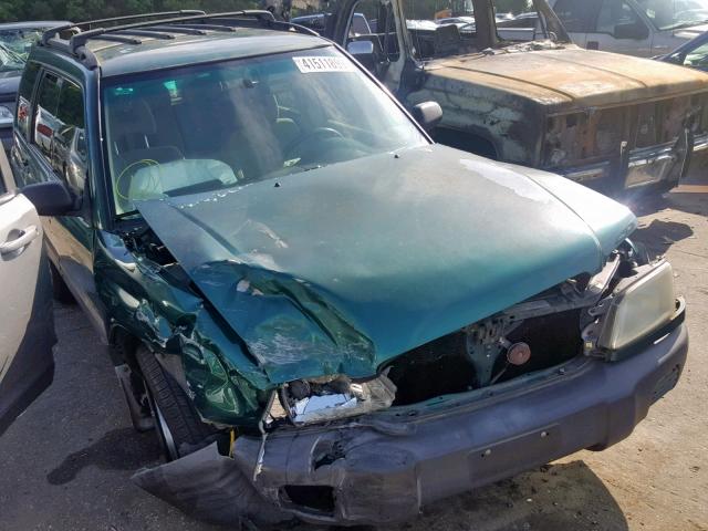 JF1SF63571H766785 - 2001 SUBARU FORESTER L GREEN photo 1