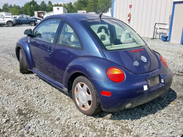 3VWCC21CXYM485813 - 2000 VOLKSWAGEN NEW BEETLE იასამნისფერი ფოტო 3