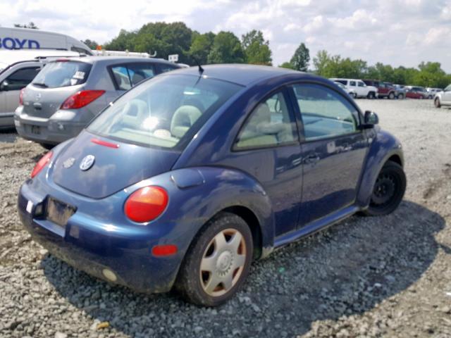 3VWCC21CXYM485813 - 2000 VOLKSWAGEN NEW BEETLE იასამნისფერი ფოტო 4
