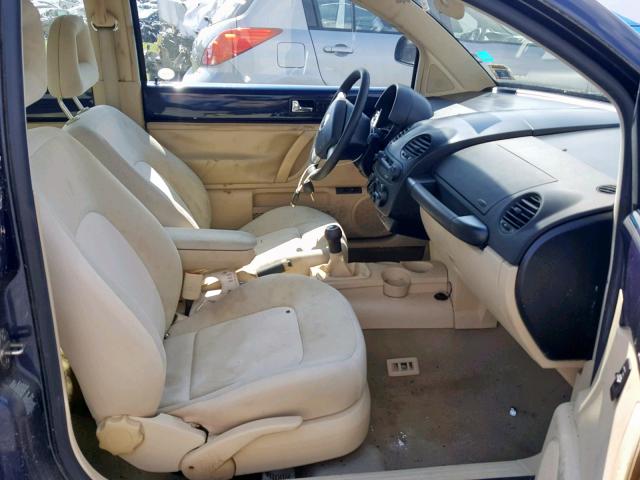 3VWCC21CXYM485813 - 2000 VOLKSWAGEN NEW BEETLE იასამნისფერი ფოტო 5