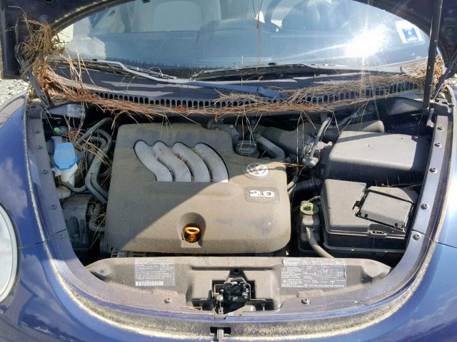 3VWCC21CXYM485813 - 2000 VOLKSWAGEN NEW BEETLE იასამნისფერი ფოტო 7