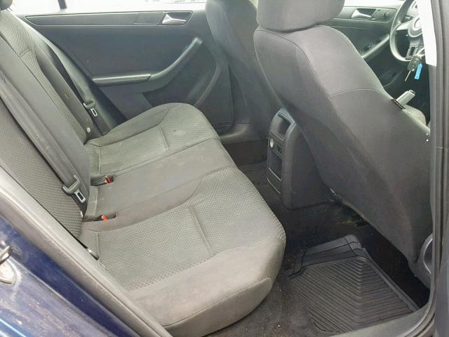 3VW2K7AJ2EM256080 - 2014 VOLKSWAGEN JETTA BASE 蓝色 照片 6