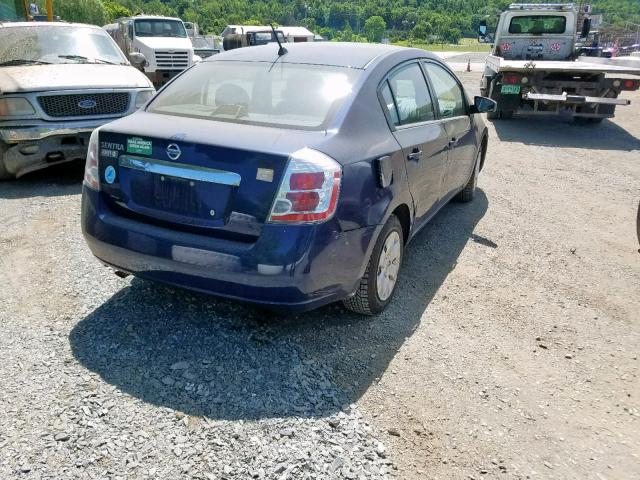 3N1AB6AP7AL683254 - 2010 NISSAN SENTRA 2.0 BLUE photo 4