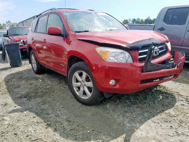 JTMBK34V265003777 - 2006 TOYOTA RAV4 LIMIT RED photo 1