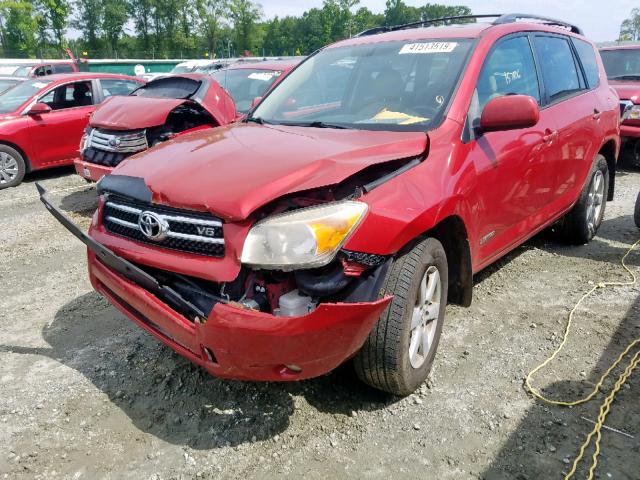 JTMBK34V265003777 - 2006 TOYOTA RAV4 LIMIT RED photo 2