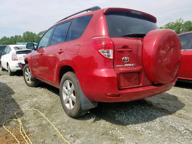 JTMBK34V265003777 - 2006 TOYOTA RAV4 LIMIT RED photo 3