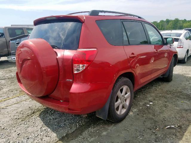 JTMBK34V265003777 - 2006 TOYOTA RAV4 LIMIT RED photo 4