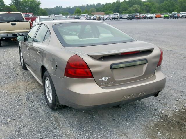 2G2WP552061296202 - 2006 PONTIAC GRAND PRIX GOLD photo 3